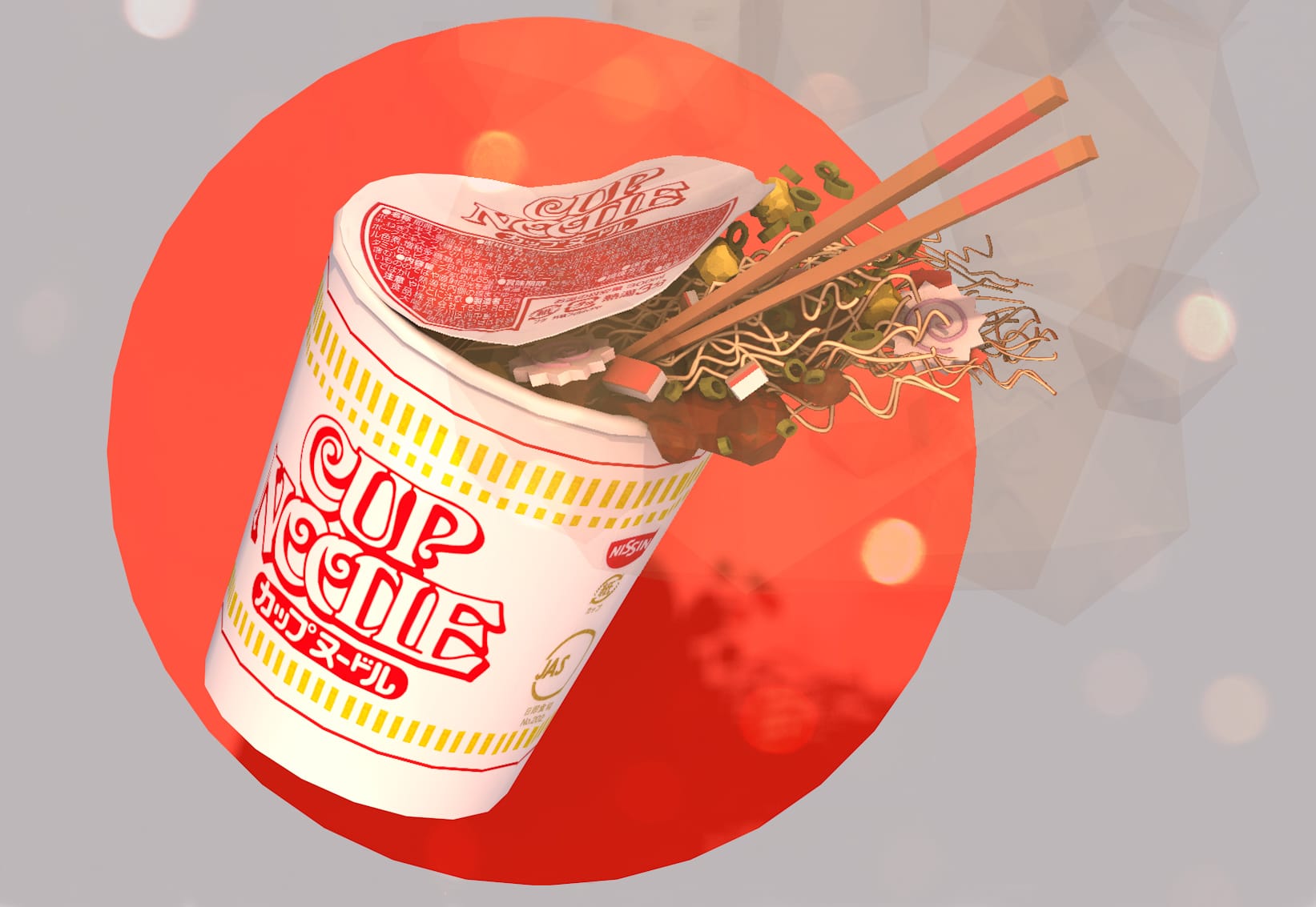 カップヌードル レジンアート カップヌードル レジンアート