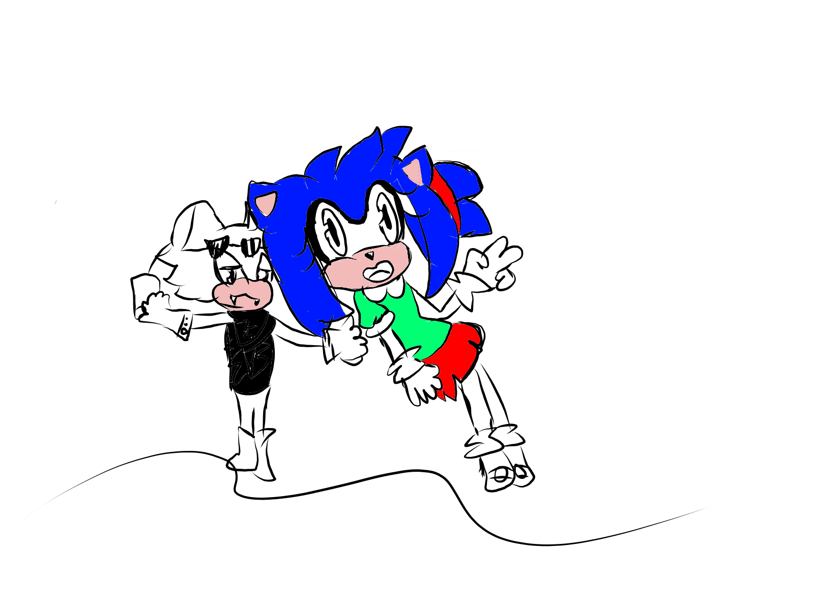 sonia y rock Sophie Kawai Illustrations ART street