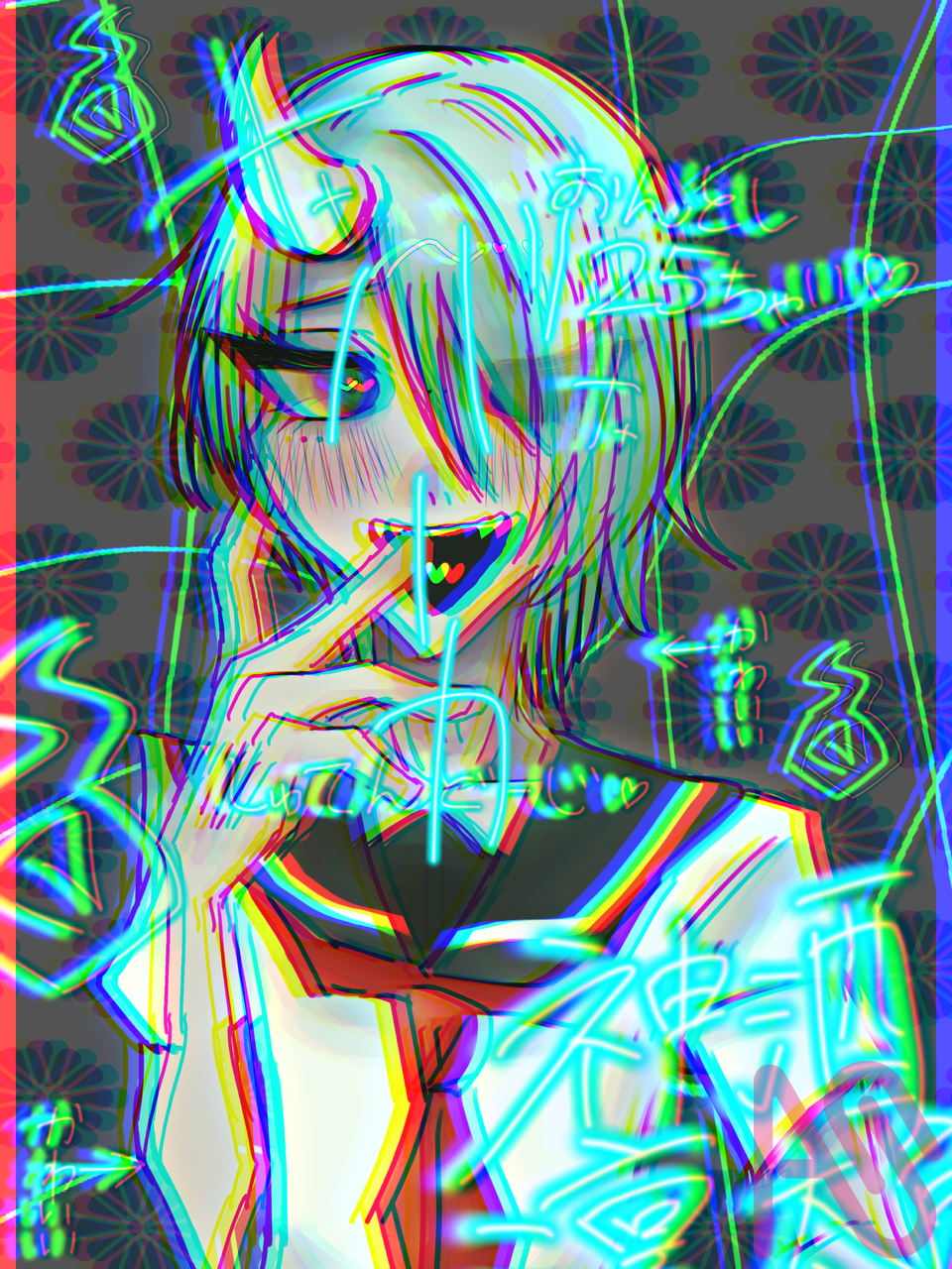 いづなく〜ん♡ Illust of りる 下手 cute 落描き 妖怪学校の先生はじめました！ リル 神酒凛太郎