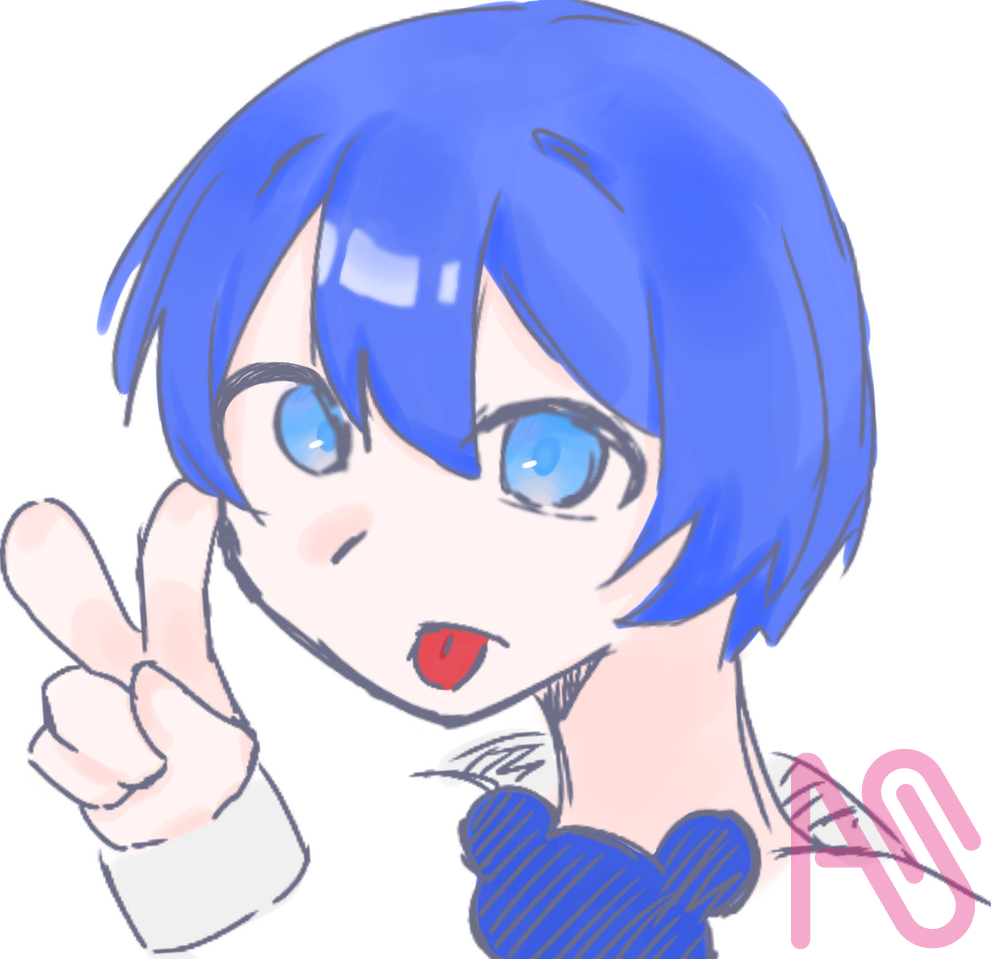 べーっ Illust of 描猫 檸檬 💊🎀🩷 illustration メトクマ