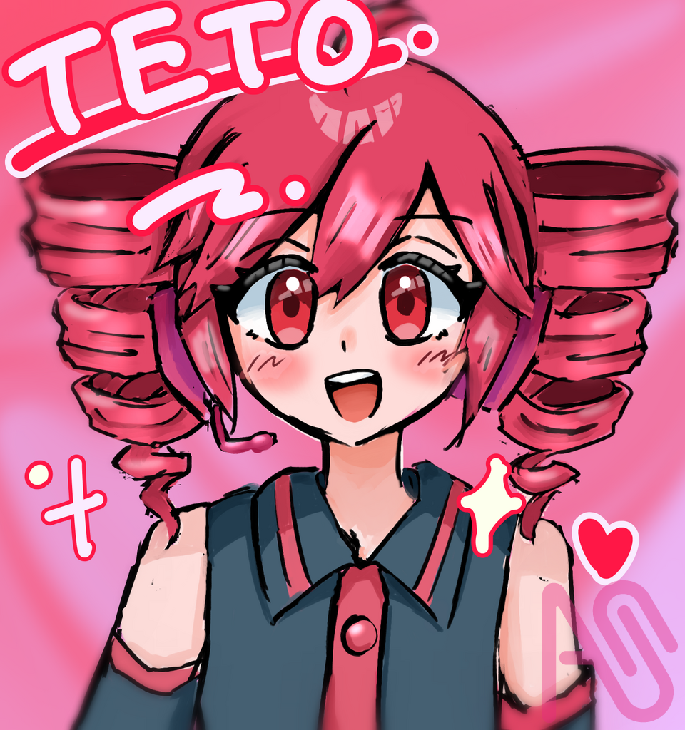 テトさんリベンジ！ Illust of 🍫ちょこみんと🎀＠代選~１/３１まで✨ fanart doodle メディバンペイント UTAU 重音テト chimera 重音テトUTAU