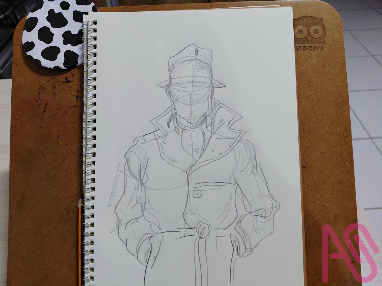 Rorschach Illust of Tulio_Vilela fanart ink pen mask dccomics Watchmen rorschach