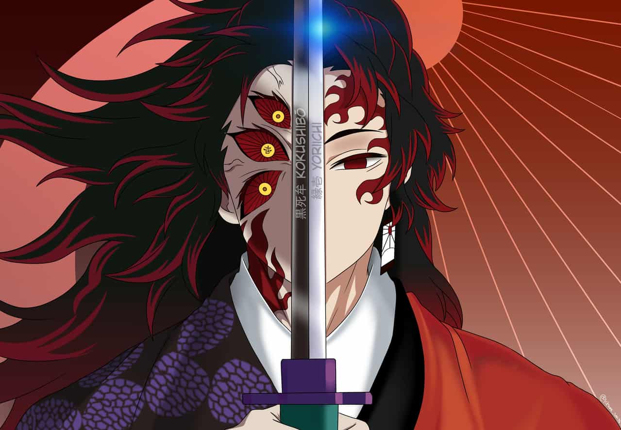 Kokushibou Yoriichi Kitsune San Illustrations ART Street