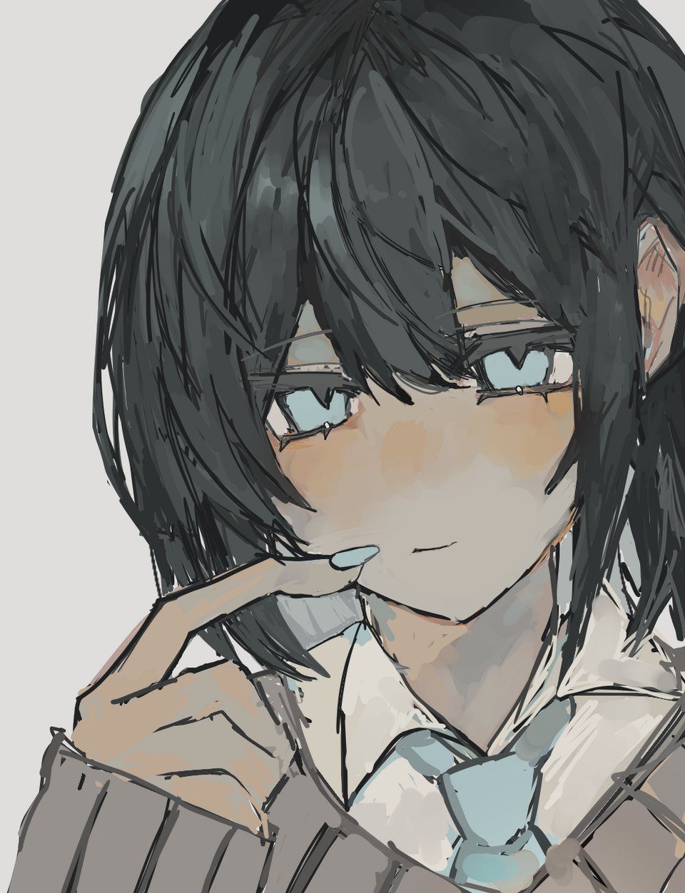 制服 Illust of 雨水 medibangpaint