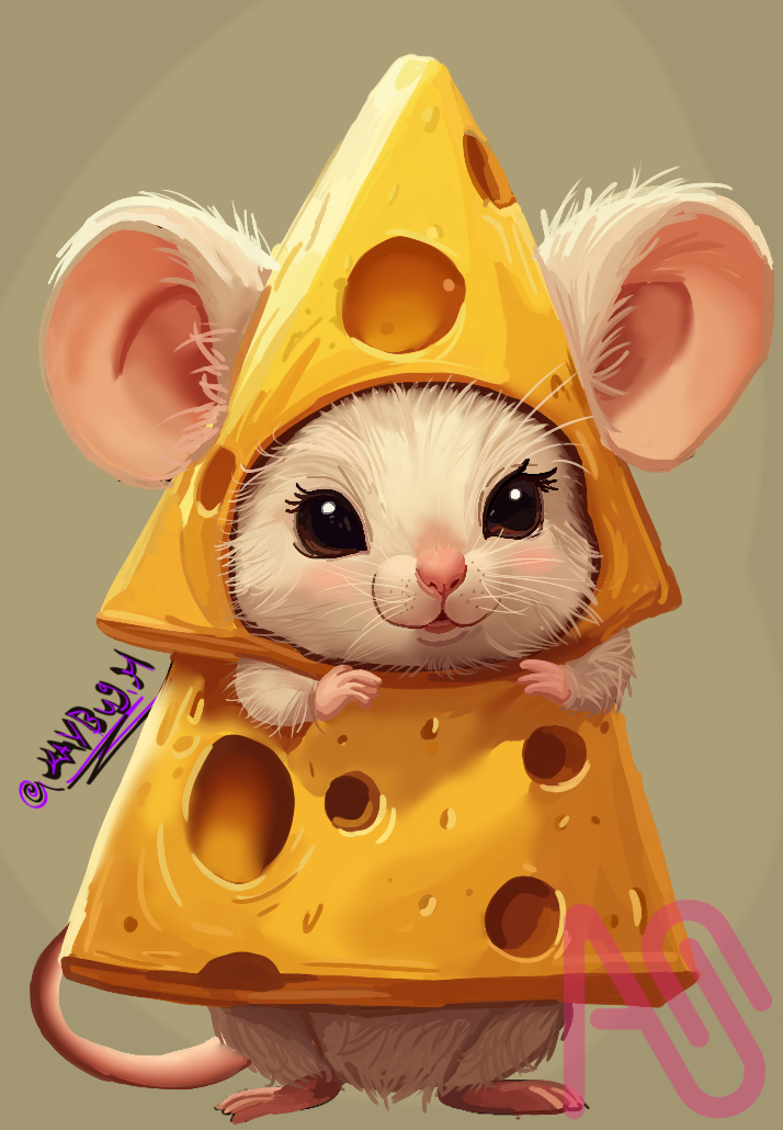 Mouse costume  Illust of Kaybug.H fanart art cute digital kawaii semirealism kawaiigirl mouse realism cheesecostume
