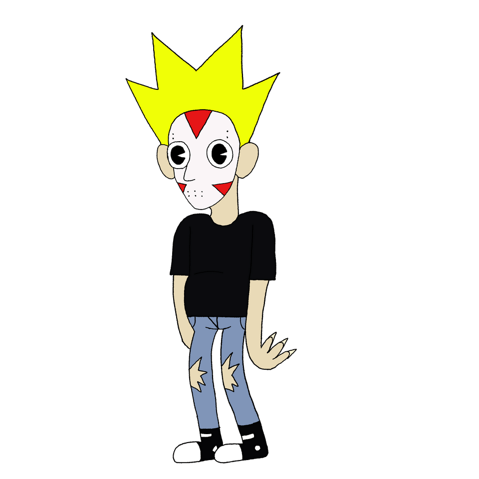 Stupid head in different styles Illust of 𝑬𝑽@ boy oc cartoon cool Idk hi Afourteen Ev@