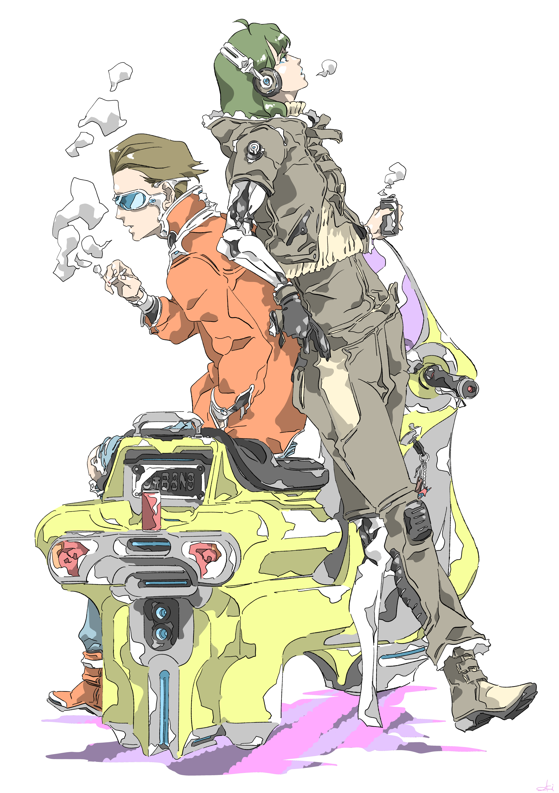 cyberpunk-01 oki - イラスト ART street (アートストリート)