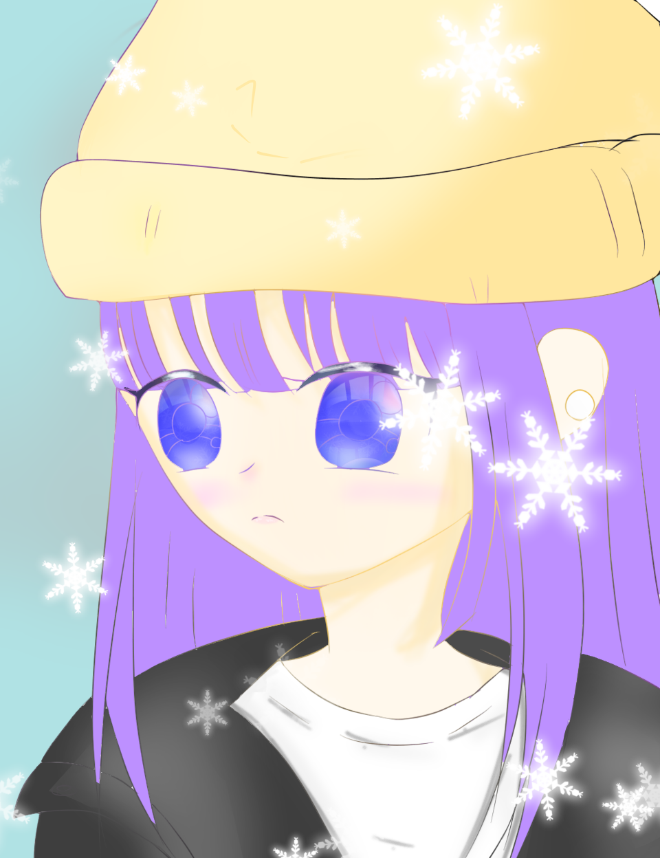 ゆきちゃんの線画塗らせてもらった Yuri 1018 イラスト Art Street アートストリート