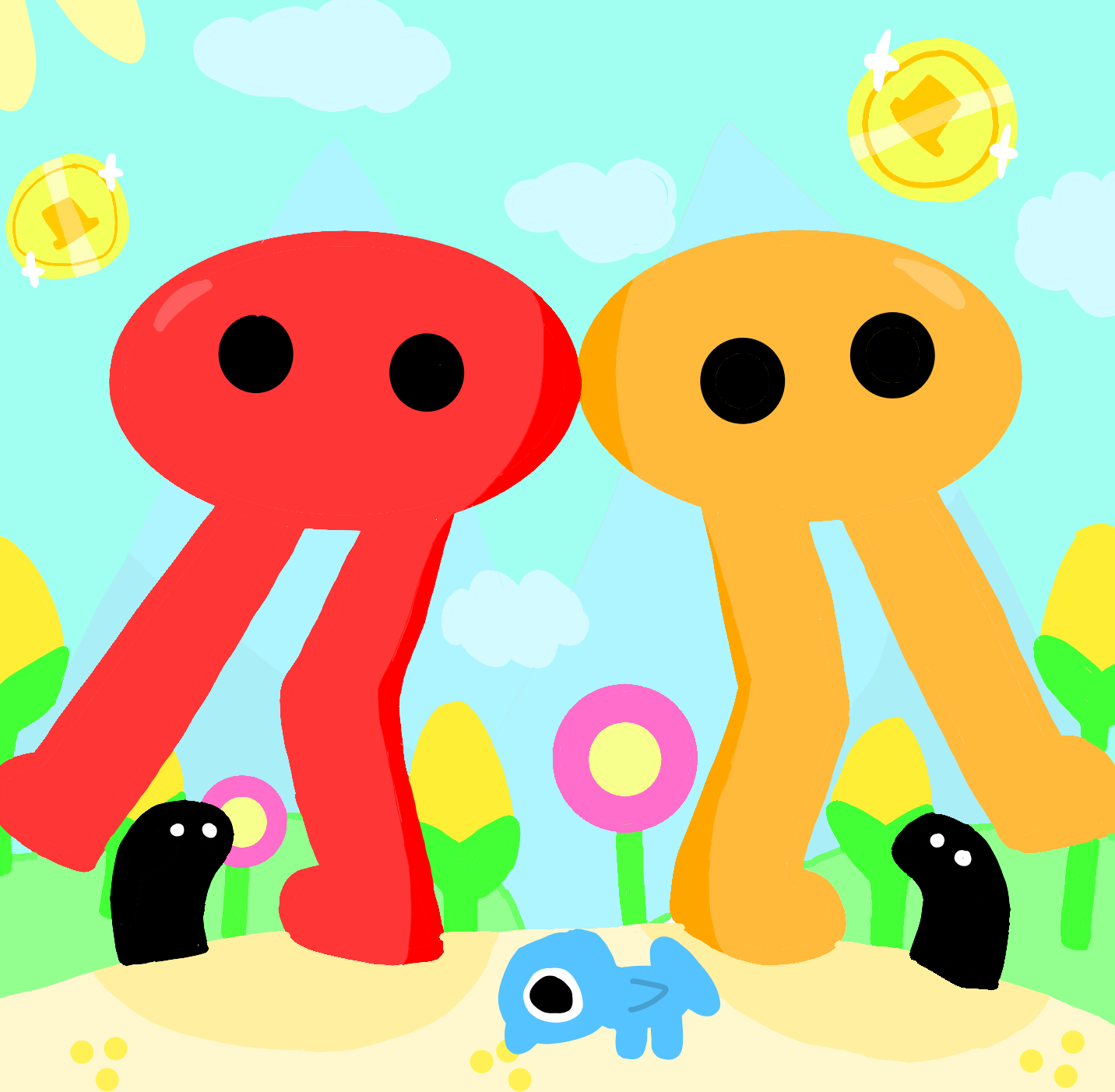 Pikuniku nightmare7six Illustrations ART street