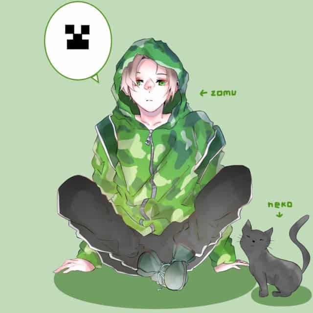 呪鬼ゾム ストロー イラスト Art Street アートストリート