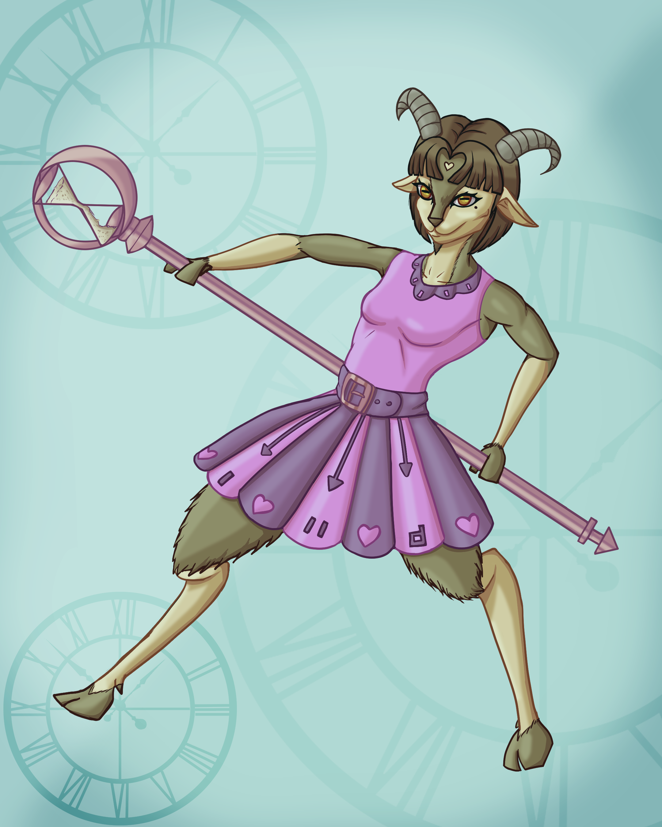 Ovura, la chica cabra mágica. KuiuArt - Illustrations ART street