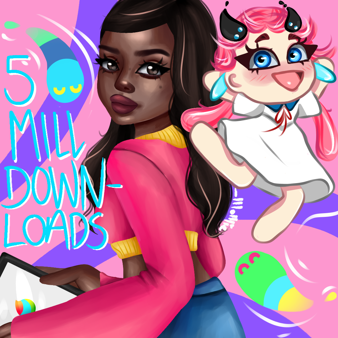 Medibang Paint 50 Million Downloads lllolllie Illustrations ART street