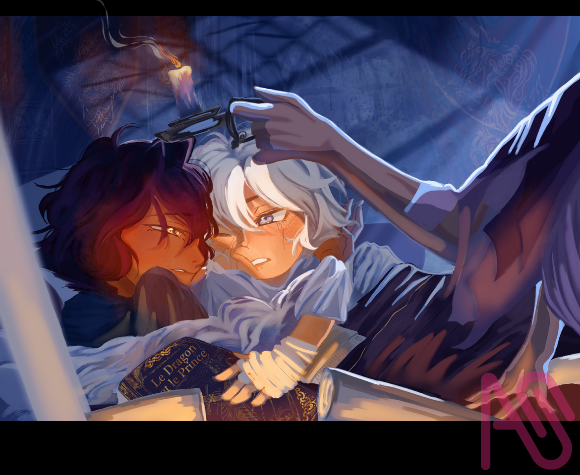 This side of paradise  Illust of Antinousverse_Nocturne-No.20 oc redraw Song