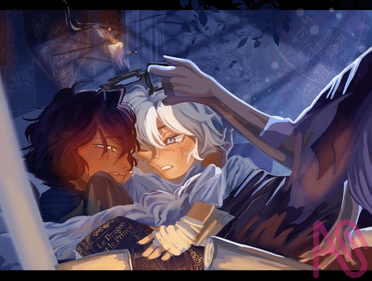 This side of paradise  Illust of Antinousverse_Nocturne-No.20 oc redraw Song