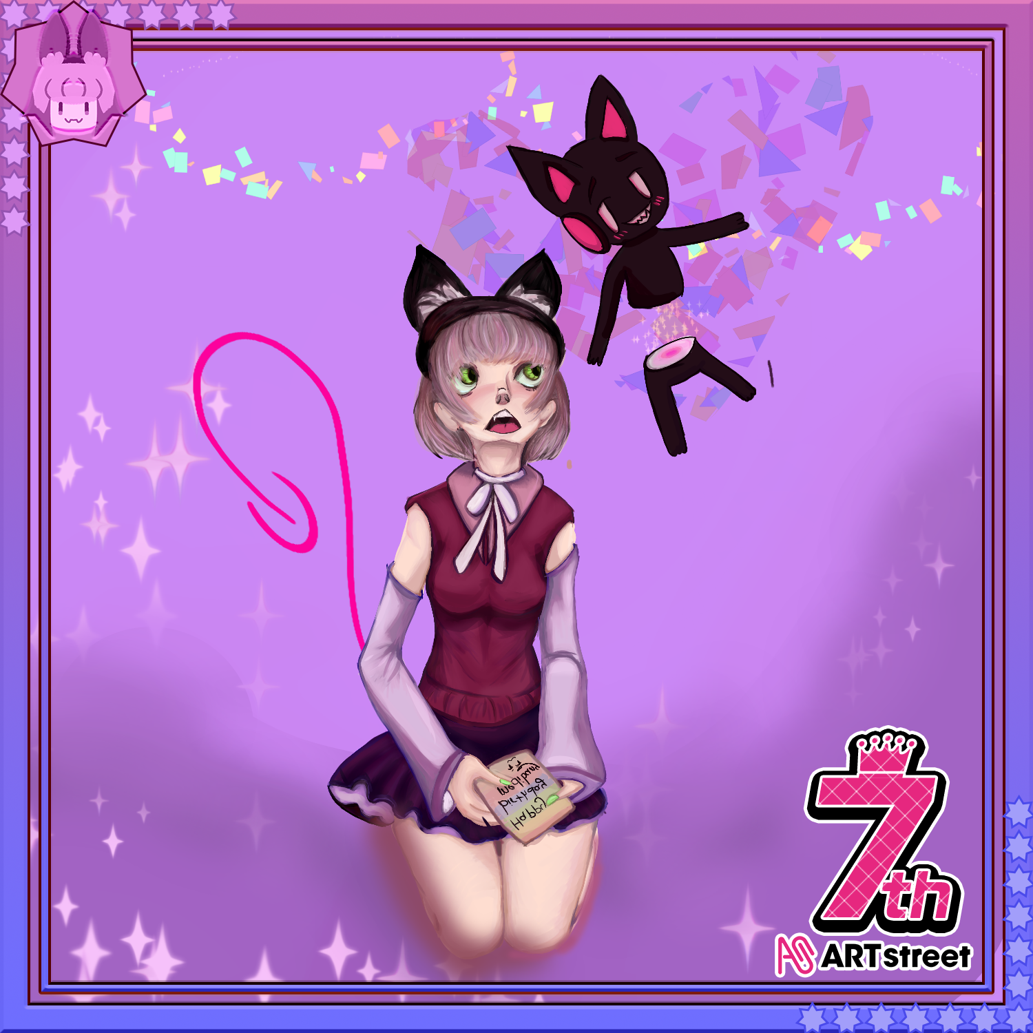 Happy birthday Edwige Illustrations ART street