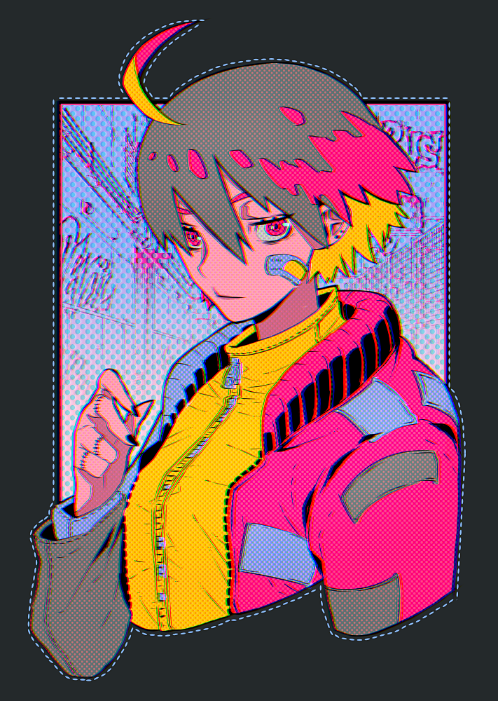 レビューイラスト06 中の人4号 Medibang Illustrations Art Street