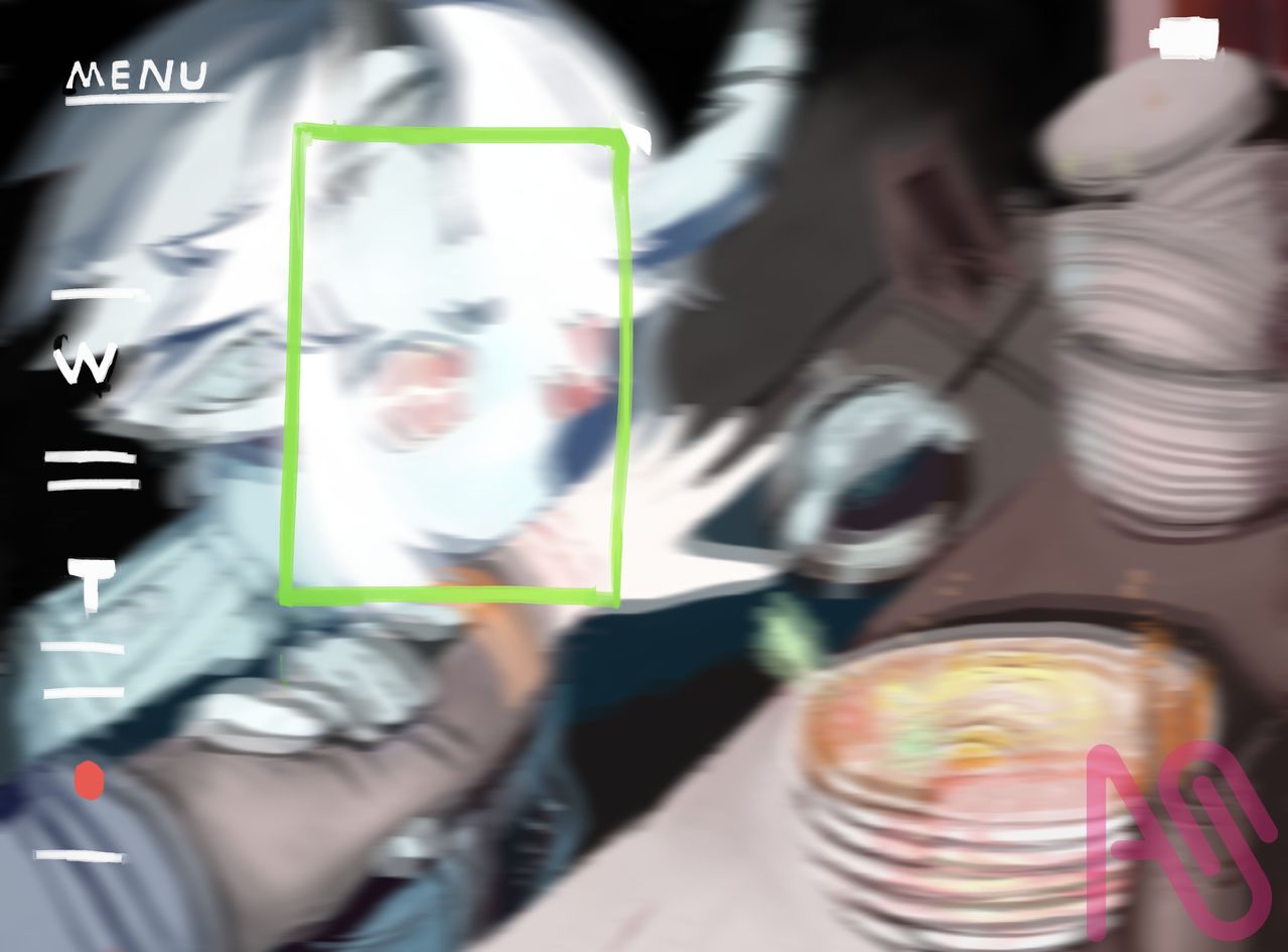 Soukaku ate my hahahand Illust of Potibuu girl food animegirl zzz AKIRA Wise ZenlessZoneZero zzzero Soukaku