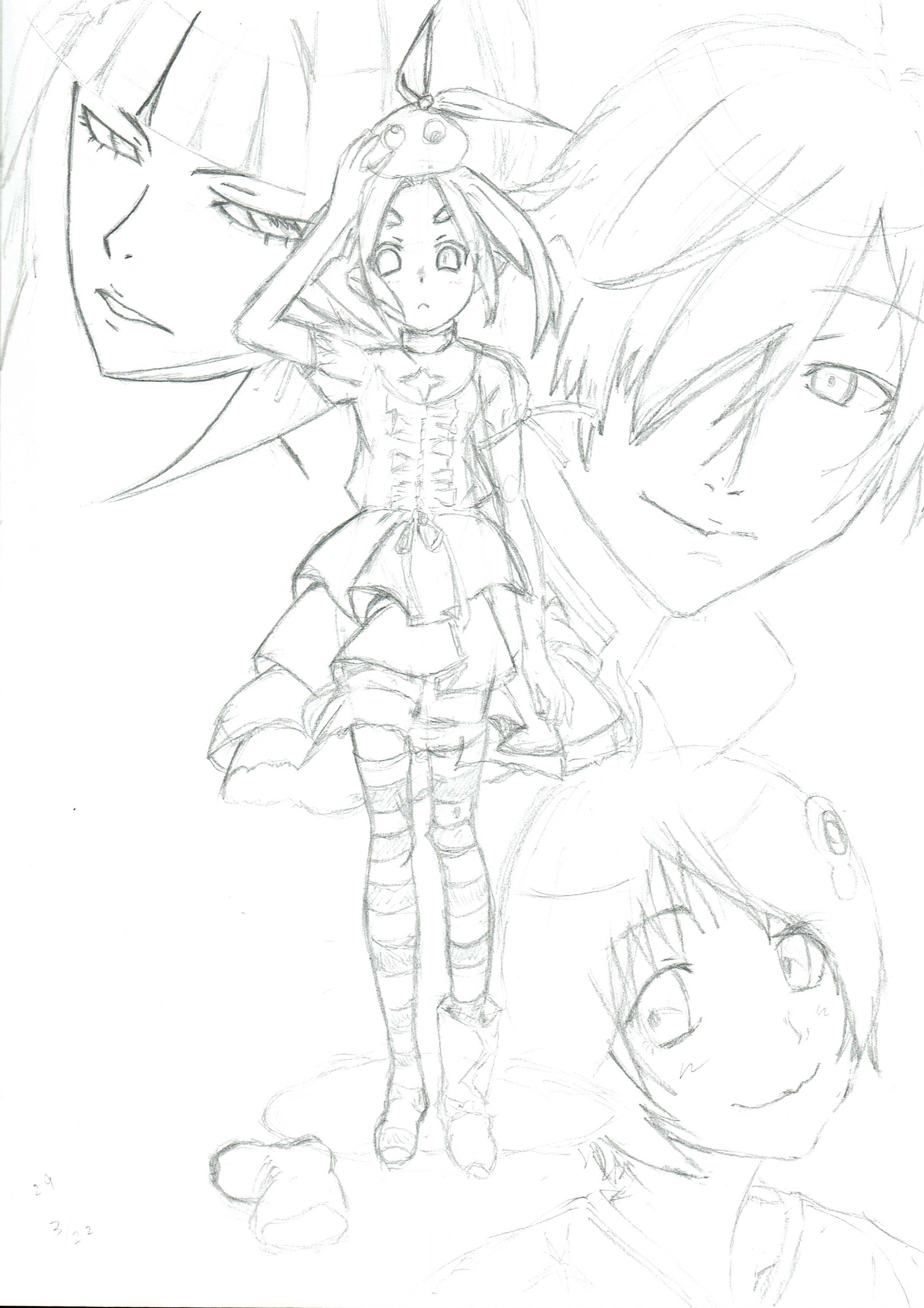 斧乃木ちゃん おっ茶ん Illustrations Art Street