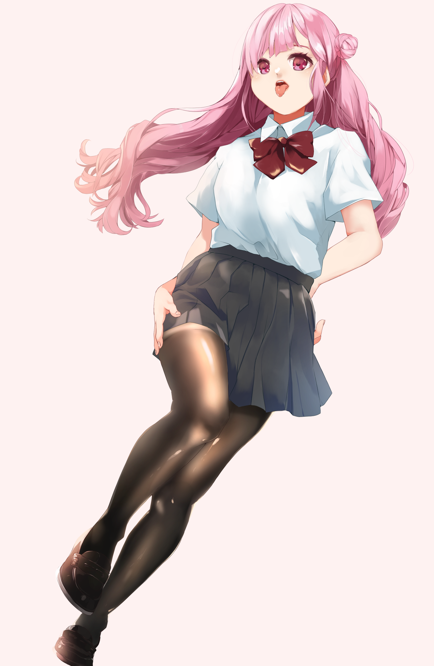 天然パーマピンクタイツjk ちびろぅyo あっとまきゅん イラスト Art Street アートストリート