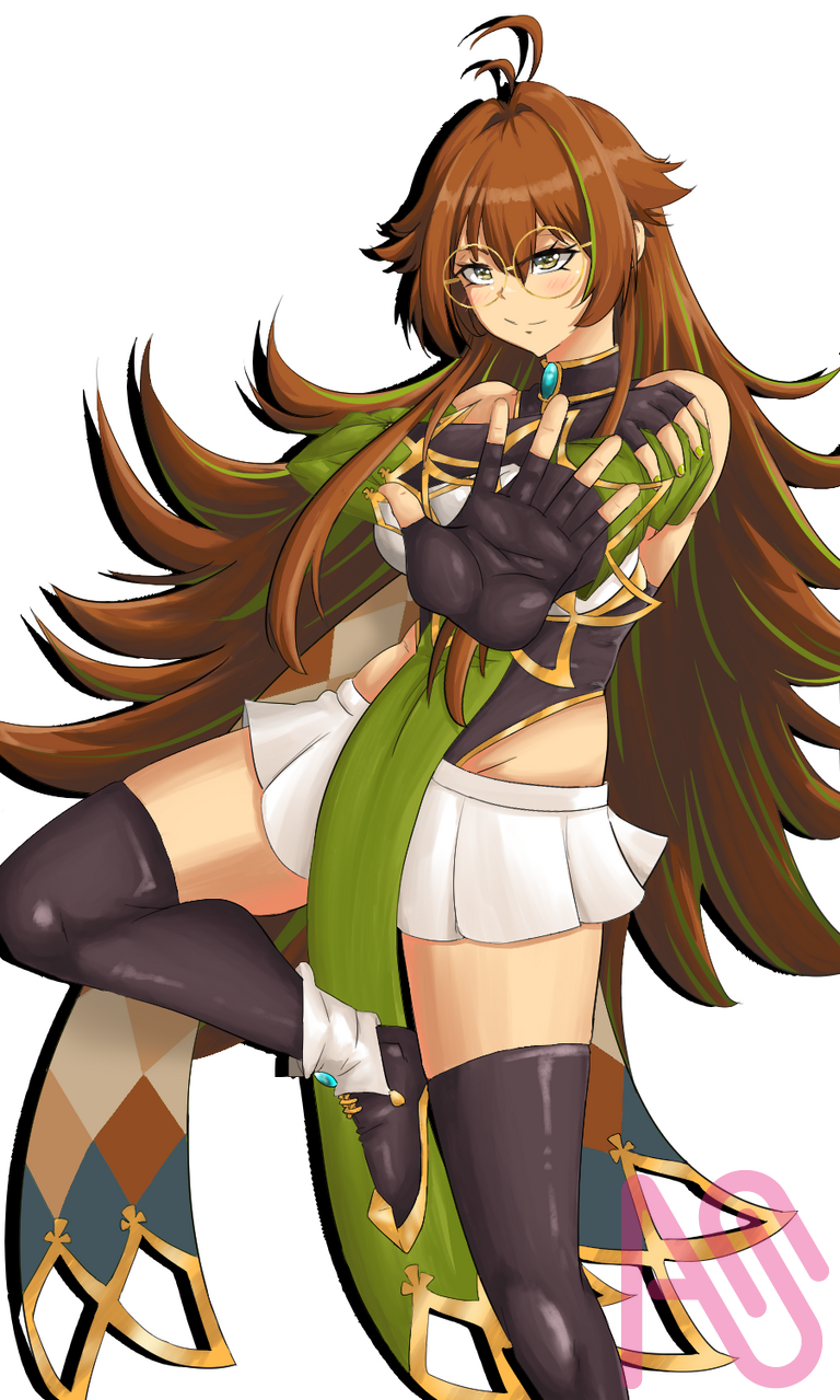 LeFolk ESPECIAL HALLOWEEN Illust of Wolf Kuro fanart line_art anime original oc medibang color virtual_YouTuber