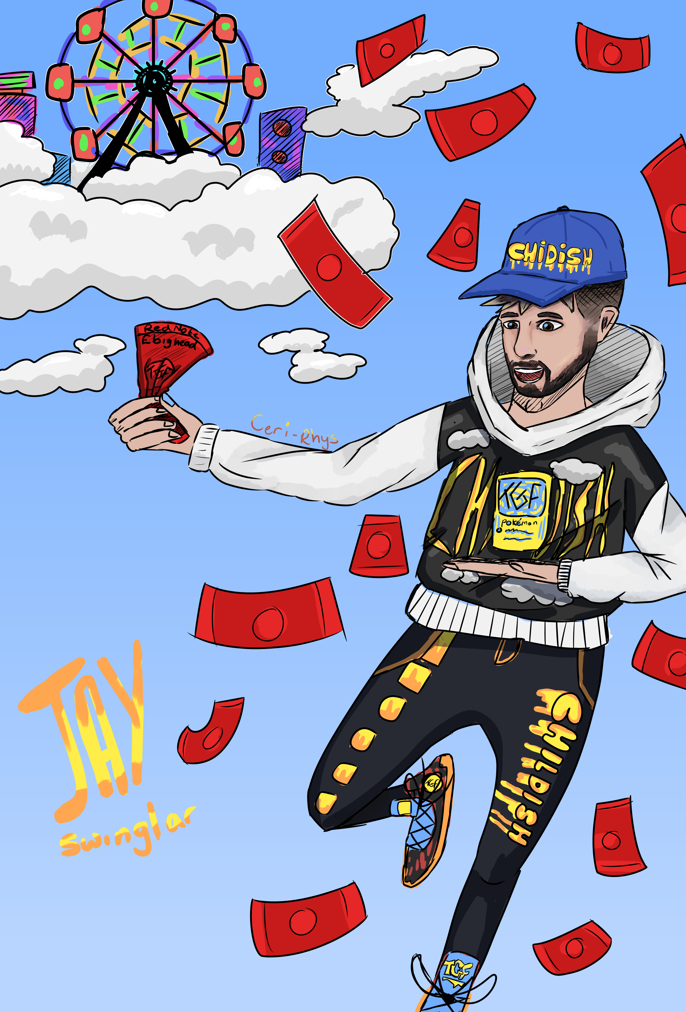 jay tgf fanart WELSH_KAGE Illustrations ART street