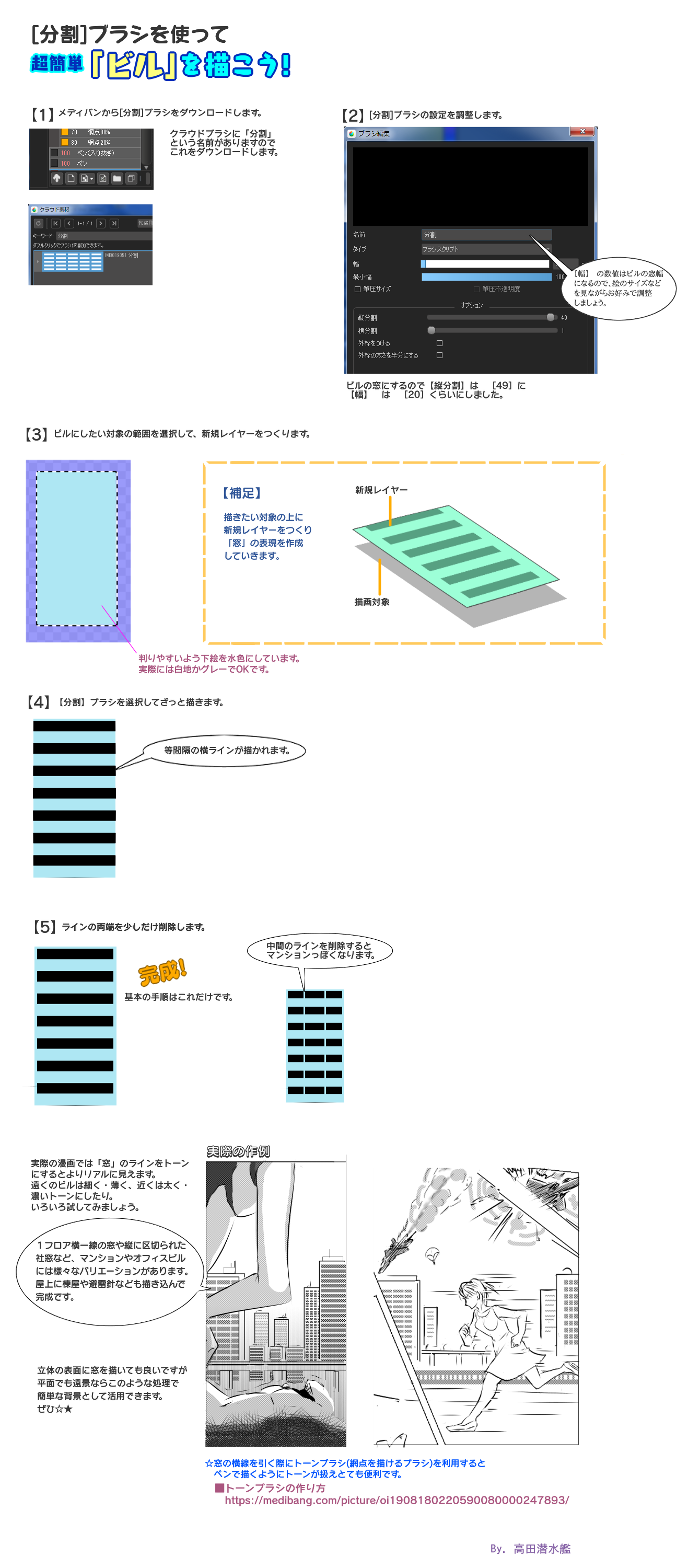超簡単 ビル の描き方 高田潜水艦 イラスト Art Street アートストリート