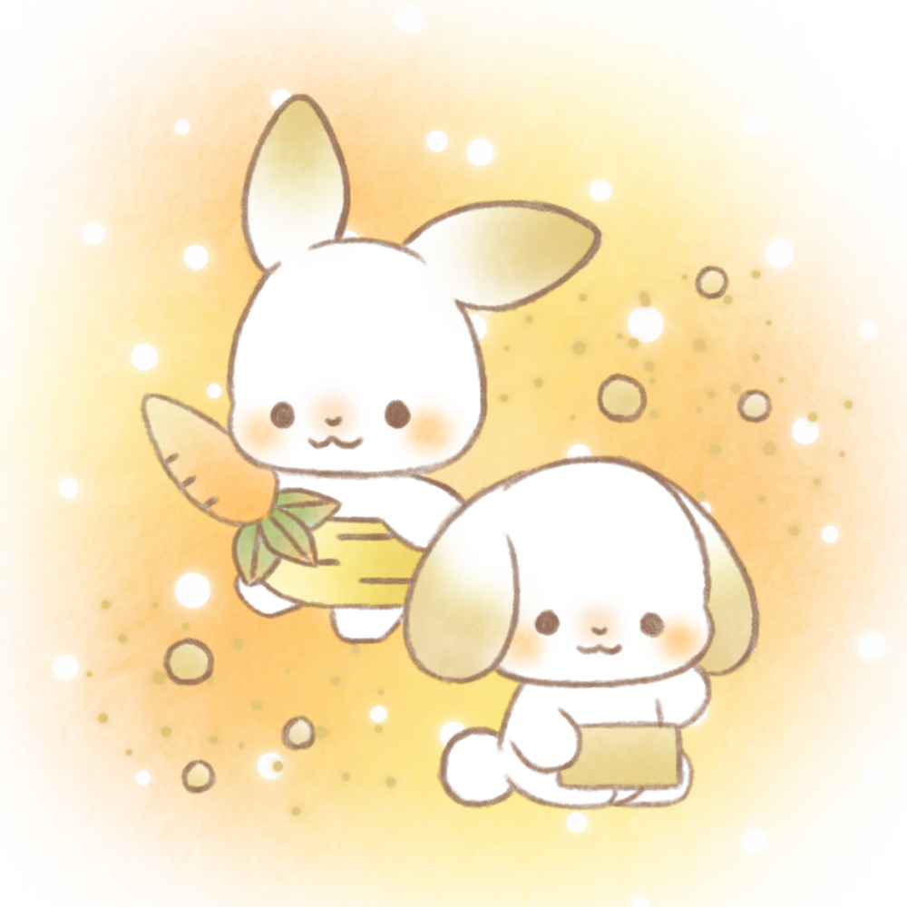 うさ鬼に人参 兎卯子 イラスト Art Street アートストリート