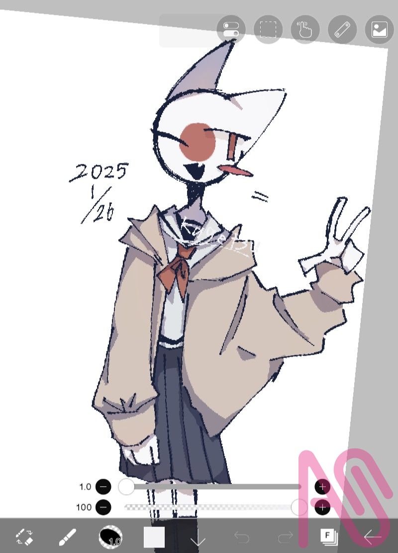 に　2025.1.26 Illust of kagetsu illustration art アイビスペイント Countryhumans カンヒュ にゃぽん