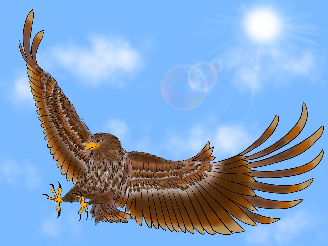 空の鷲 ちよまる イラスト Art Street アートストリート