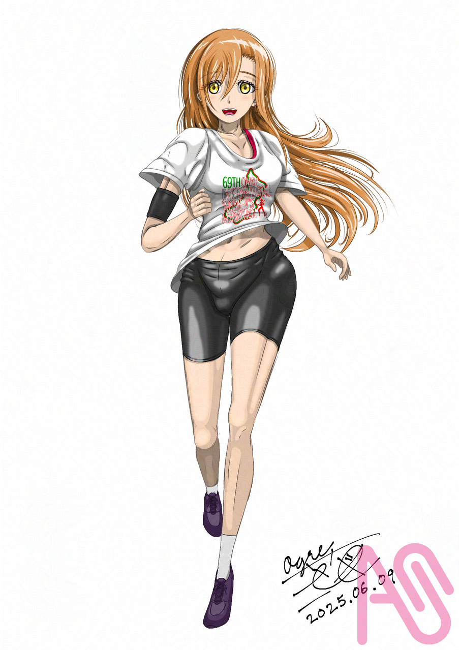七条アリア《オマーン国際女子マラソン》 Illust of 大賀　三芭図（tachibanafactory） fanfic fanart ランニング ジョギング マラソン animegirls 生徒会役員共 七条アリア 決して声に出して読まないで下さい