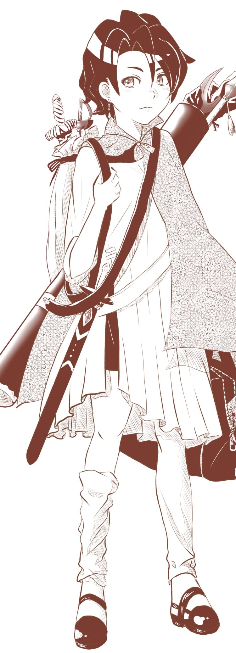 武器屋の少女 ハルイ イロ イラスト Art Street アートストリート