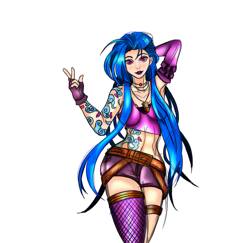 Jinx From Lol Frozened イラスト Art Street アートストリート