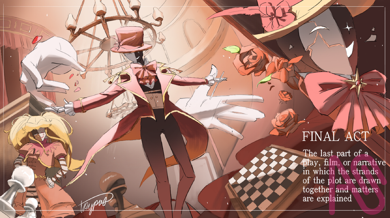 The Final Act Illust of Trypod fanart original oc