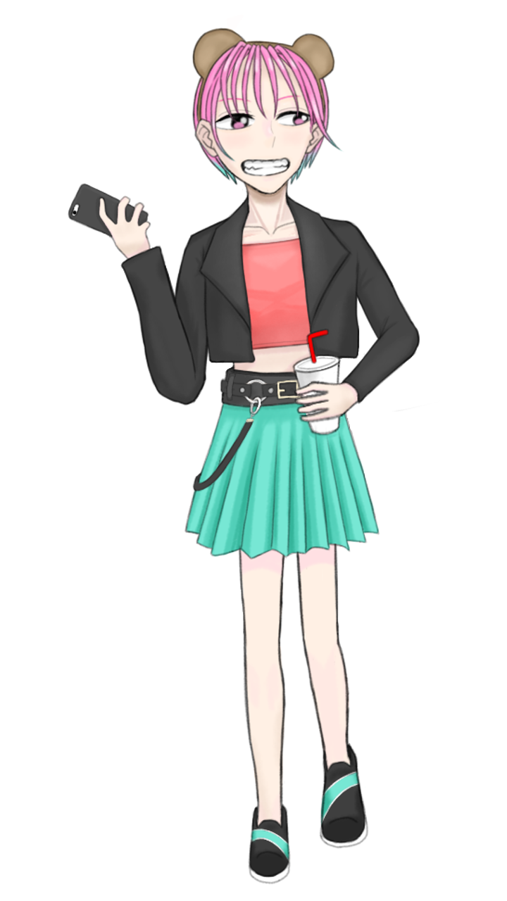 マーメイド風オシャレコーデ女子 るびい イラスト Art Street アートストリート