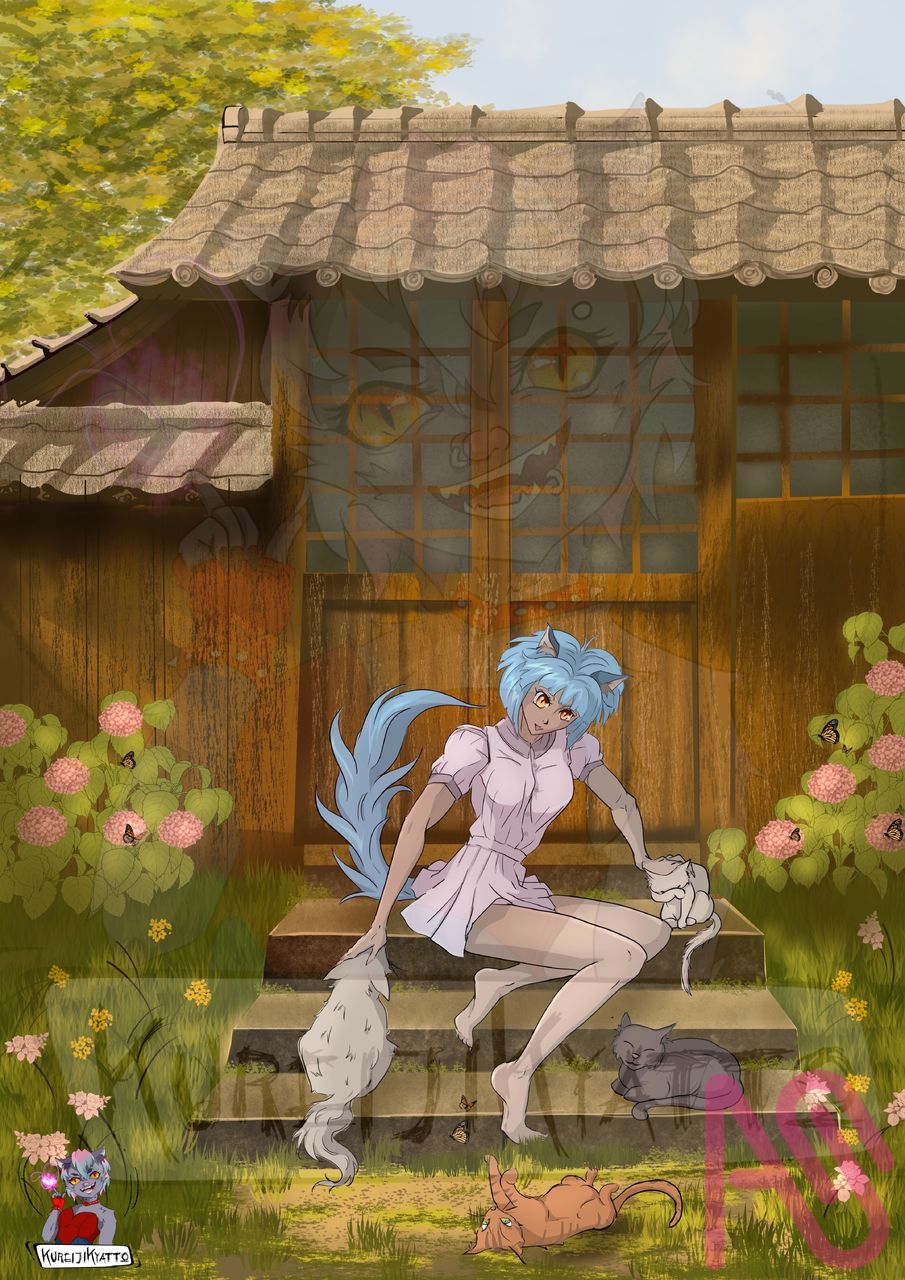 ART FOR CATS Illust of Kureijikyatto CLIPSTUDIOPAINT anime digitalartwork