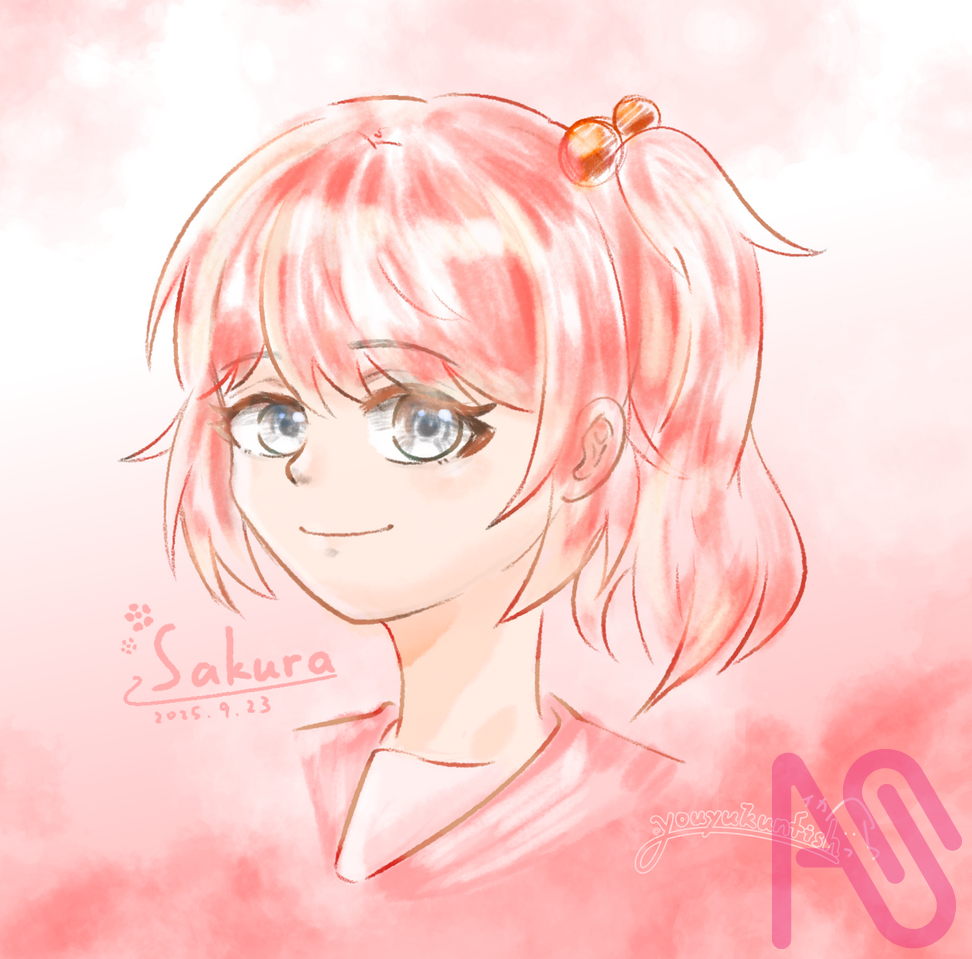 仿漫畫風格 Illust of 魷魚君本魷 Comics girl sakura illustration characterdesign 電繪 原創角色 千和櫻