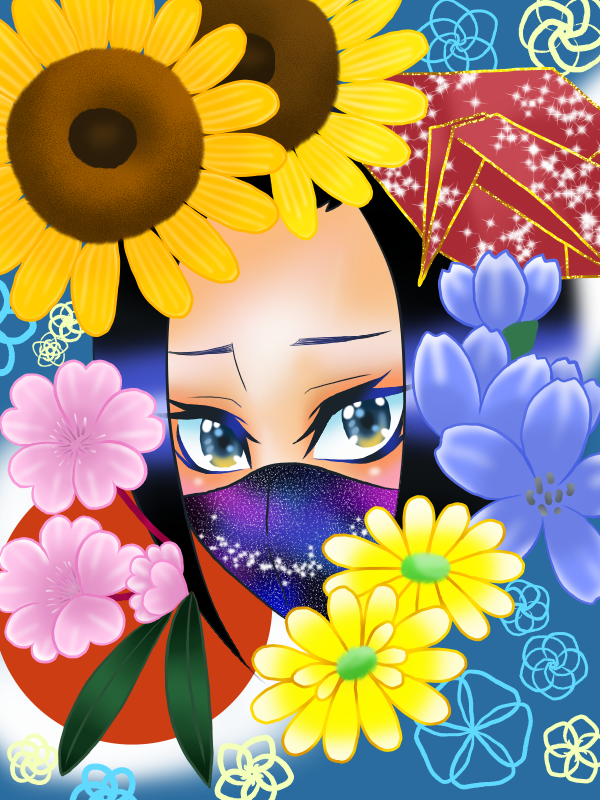 君には花を 幸せを 魔作夢音 插图art Street