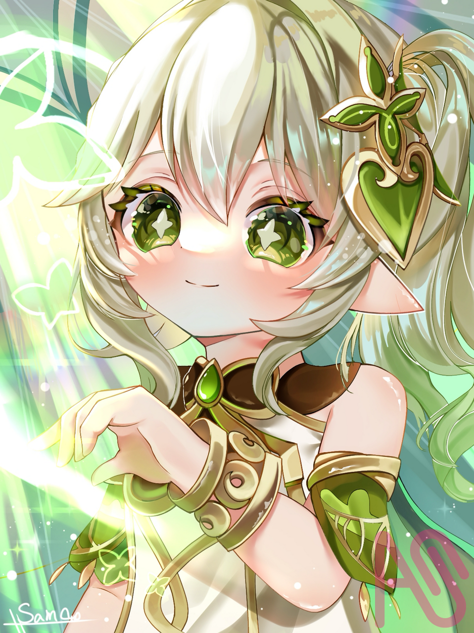 知恵の神 Illust of さめ。 GenshinImpact ナヒーダ 可愛すぎる めっちゃかわいい