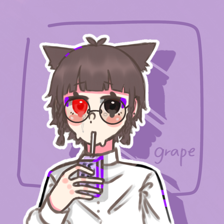 ぐれーぷじゅーす 浮かないけぷଓ イラスト Art Street アートストリート