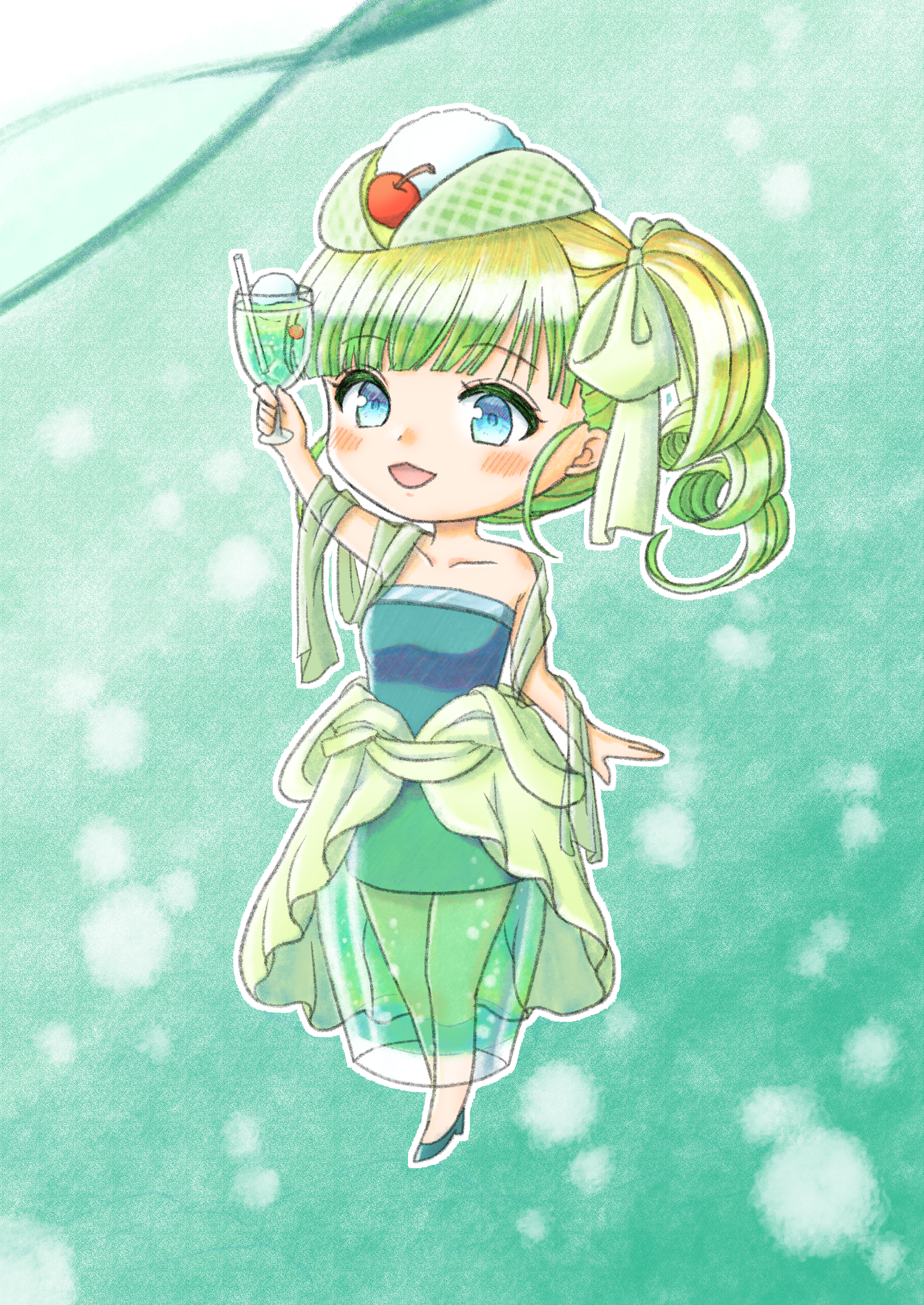 メロンクリームソーダちゃん ののみ - Illustrations ART street