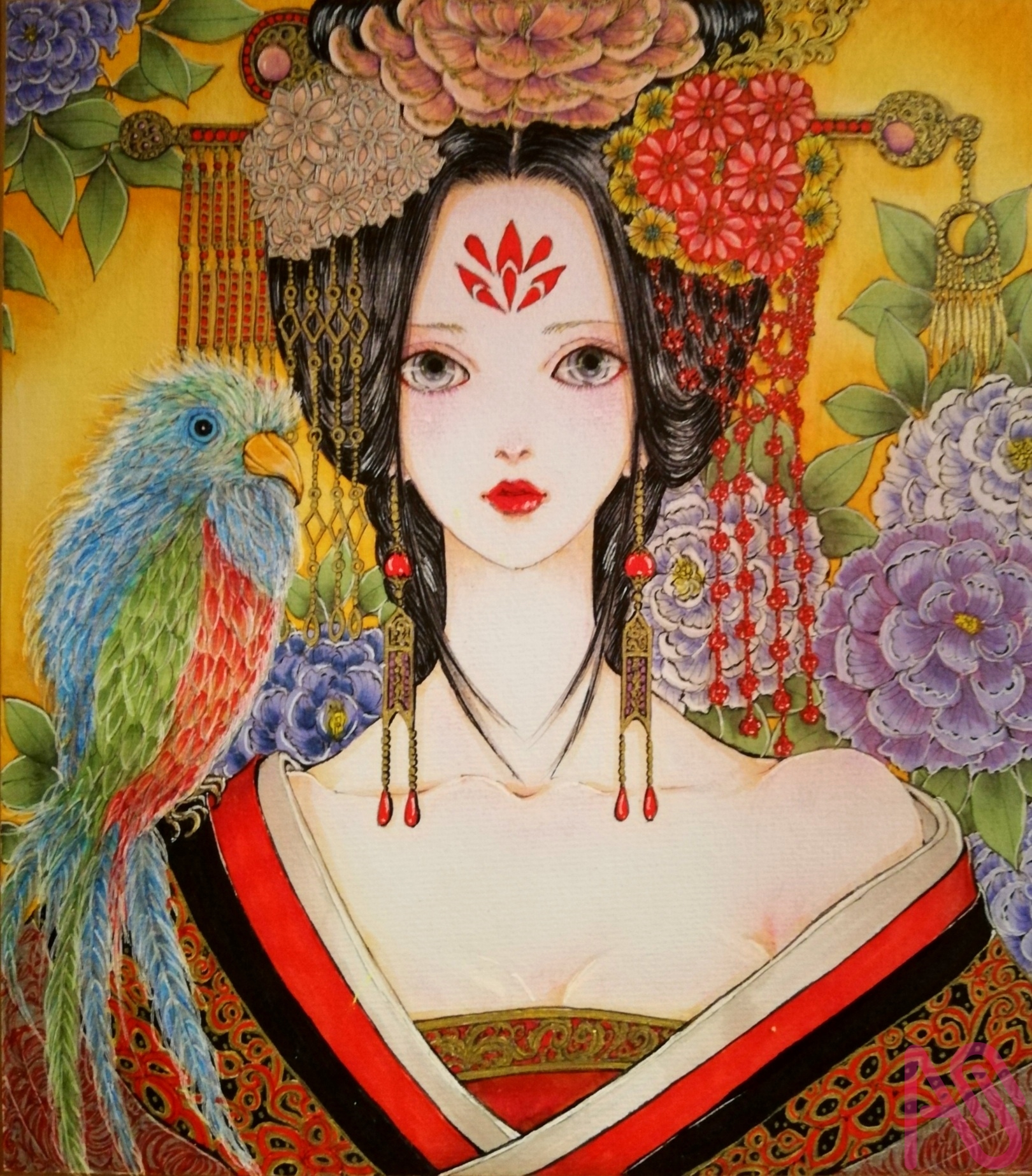羞花美人・楊貴妃」 崎山キカ(旧名kika) - Illustrations ART street