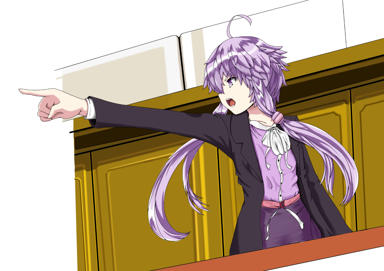 結月ゆかりさん描きました 逆転裁判 Ider イラスト Art Street アートストリート