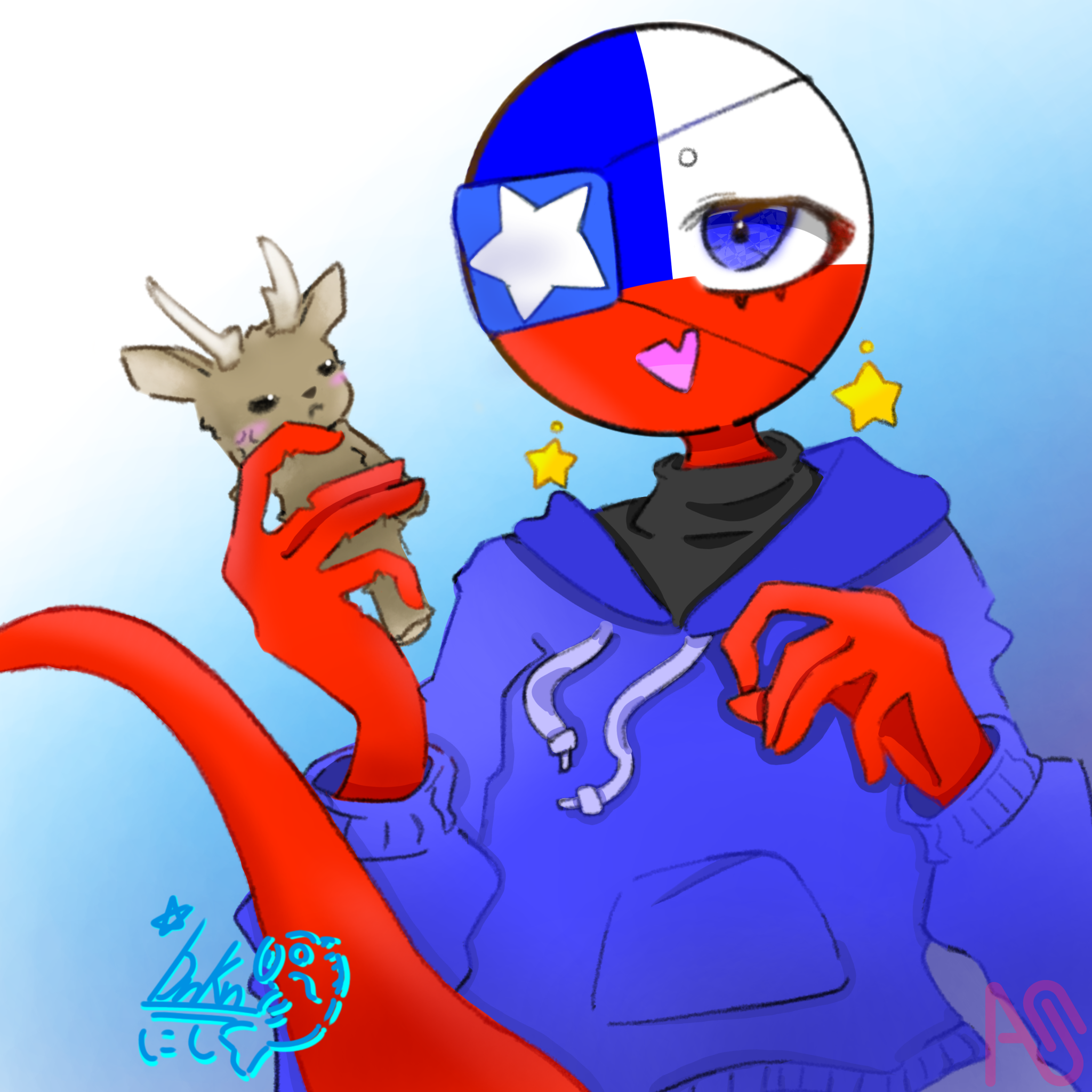 中国限定イラスト　チリ イラストレーター紹介】 チリ SAR (中国簡体字版) 🎨イラスト カンタロ