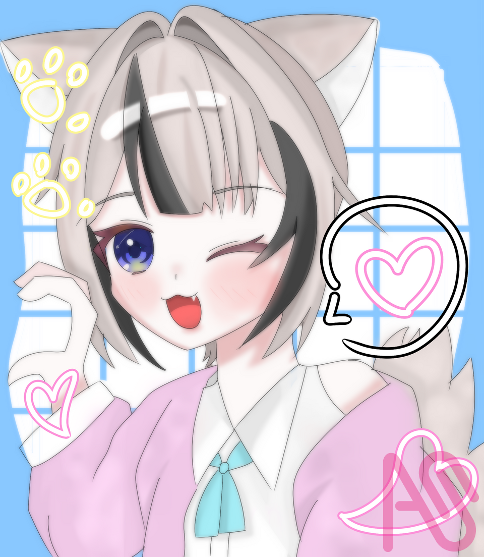 まめちゃへ!!! Illust of てぃな(夏休み期間だけフォロバ中!!✨) 相棒 かわいい系 絵柄が好みって人にフォローされたい まめの天才部屋！