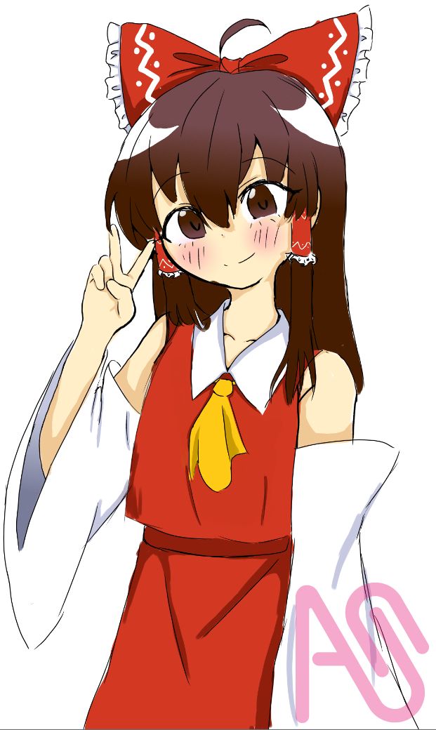 絵柄夢想封印で霊夢さん Illust of 翠雨るな girl Reimu_Hakurei Touhou_Project 絵柄封印