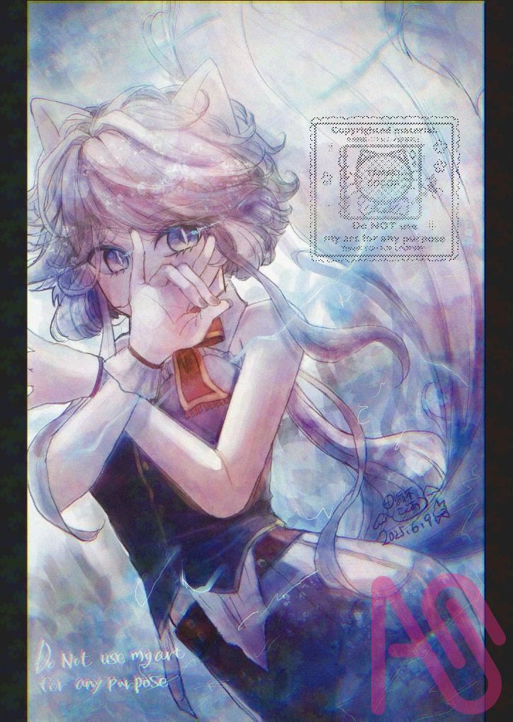 Fox Illust of 田舞木ここあ@8/15まで代選中 girl original 創作イラスト animal_ears fox