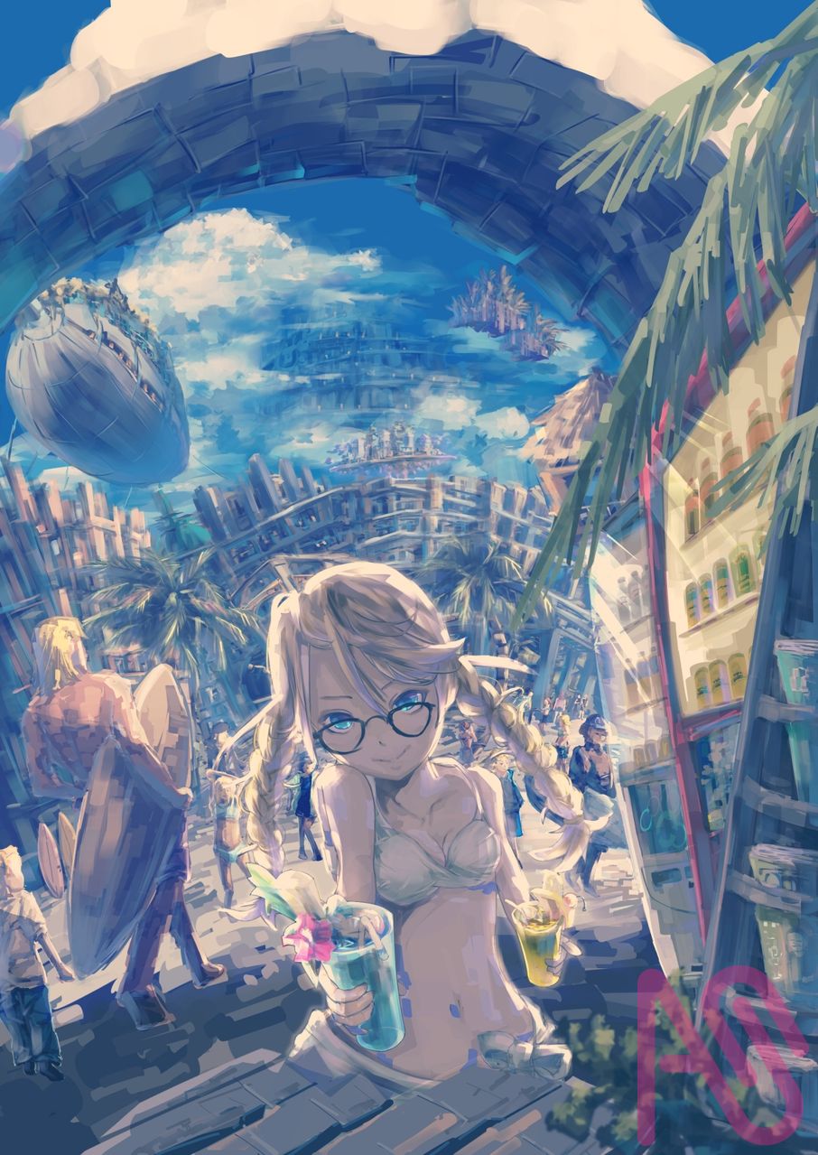 チョコミント Illust of 星野かわうそ HUIONIllustrationContest2025 background