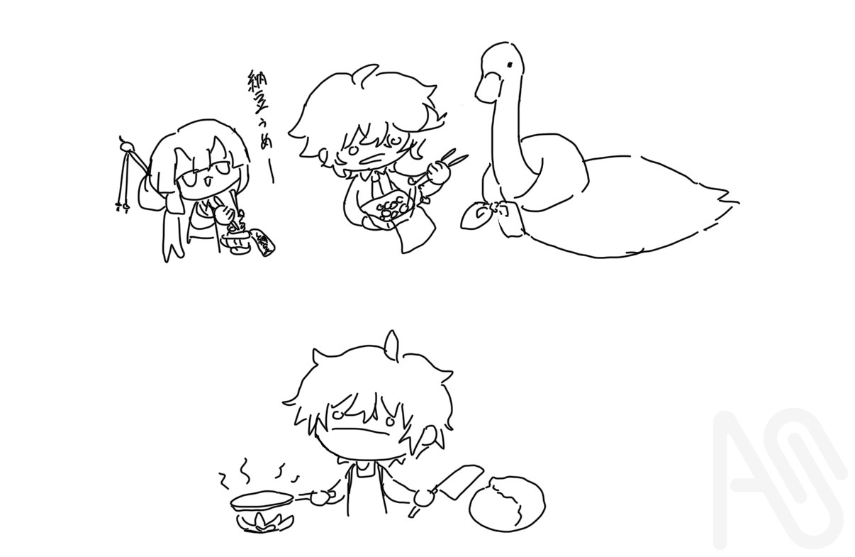 らくがきたち Illust of マッキーのうどぅん girl original boy oc