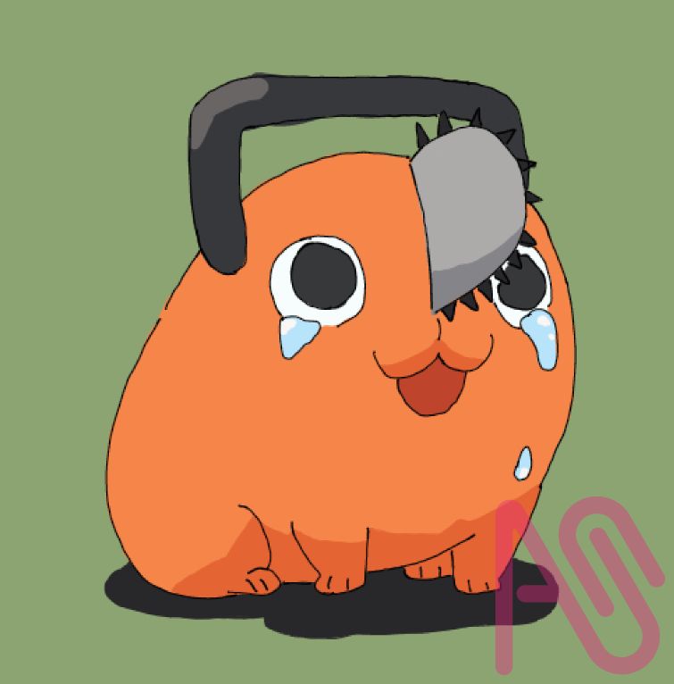 チェーンソーマン  ポチタ(=ﾟωﾟ)ﾉ Illust of アリス animal anime 日本 橘色 ChainsawMan 波奇塔 鏈鋸