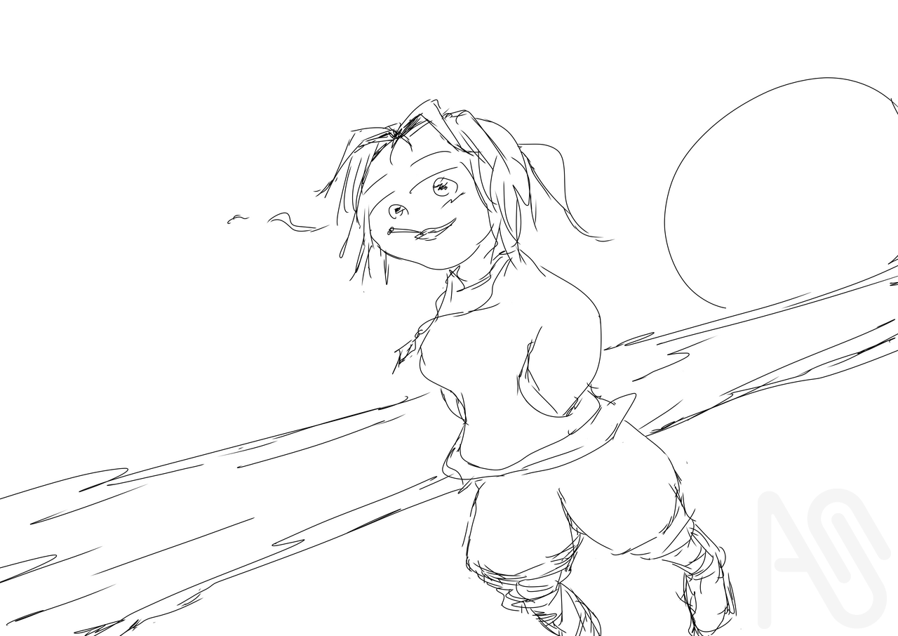 健康第一 (Health First) Illust of ゼロO※分析所 doodle 構図 イメージ・シンクロ・出力練習